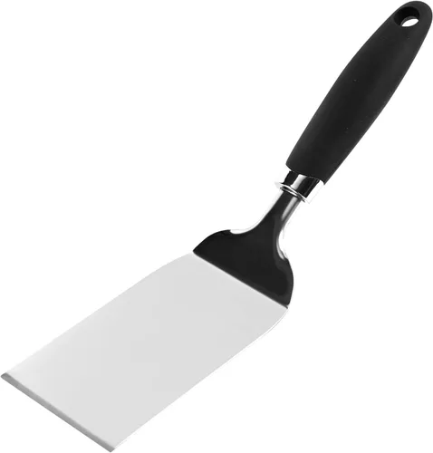 Vista 12 de Espátula para pescado de acero inoxidable 304, espátula ranurada con mango ergonómico antideslizante, Aqua Sky