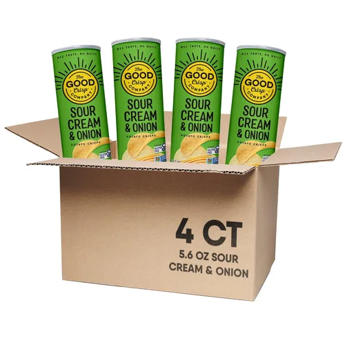 Vista 22 de The Good Crisp Company - Papas fritas de sabor original, 1.6 onzas