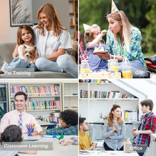 Vista 6 de Botón de grabación de voz, botones de sonido parlantes, botón grabable, grabación de botón fácil, botones de mensaje de 30 segundos para perros