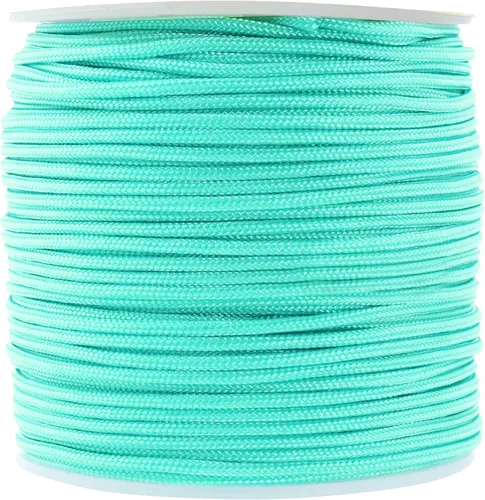 Vista 59 de Mandala Crafts Cordón de Satén de Nylon para Fabricación de Joyas - 1mm 109 Yardas Cuerdas de Nylon Champagne Rattail Cordón de Nudo Chino