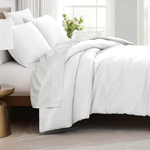 Vista 48 de Southshore Fine Living, Inc. Juego de funda de edredón tamaño extra grande individual/XL, ropa de cama de microfibra cepillada premium de fácil