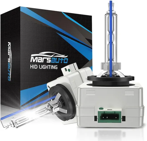 Marsauto Bombillas HID D1S, 6000 K blanco frío, bombilla de xenón (no bombillas halógenas/LED), 5 años de vida útil, diseño impermeable, hasta 350%