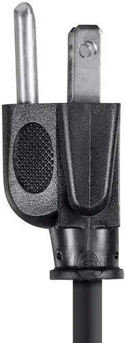 Vista 5 de Monoprice Cable de alimentación en ángulo recto NEMA 5-15P a ángulo recto IEC 60320 C13, 15 Amp, 1875 W, 125 voltios, 14AWG, 2 pies, negro