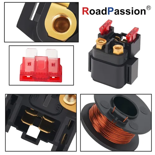 Vista 3 de Road Passion Reemplazo del relé de solenoide de arranque para Yamaha TTR125 2003-2011 TTR230 2005-2011 TTR90 2003-2007