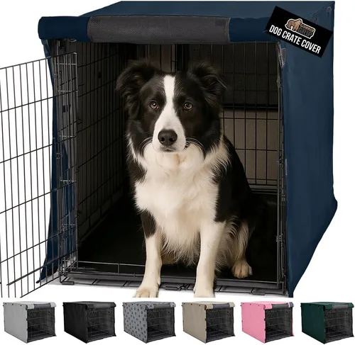 Vista 28 de GORILLA GRIP Fundas para jaulas para perros compatibles con jaulas de perro de Yaxa Basics, todos los lados abiertos, cubierta de privacidad