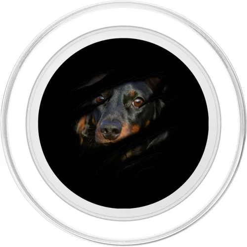 Vista 2 de Dog Design Pedigree Dog PopSockets MagSafe PopGrip for iPhone