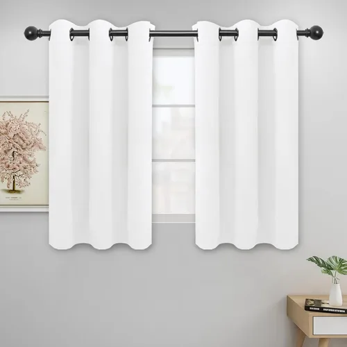 Vista 664 de Easy-Going - Cortinas opacas para dormitorio, aislamiento térmico sólido con ojales, cortinas de ventana para reducción de ruido, cortinas