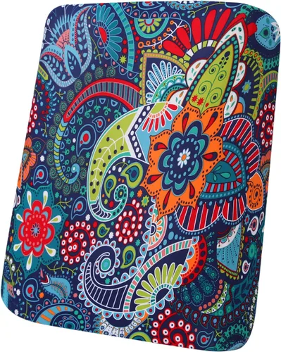 Vista 97 de hyha Fundas de cojín de sofá estampadas, fundas de sofá florales lavables para sofás con 2 cojines, fundas de cojín de patrón elástico para muebles