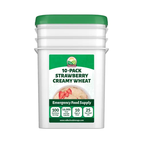 Vista 47 de Cubo de desayuno de 120 porciones Suministro de alimentos de emergencia premium Alimento de supervivencia fácil de preparar 25 años de vida útil