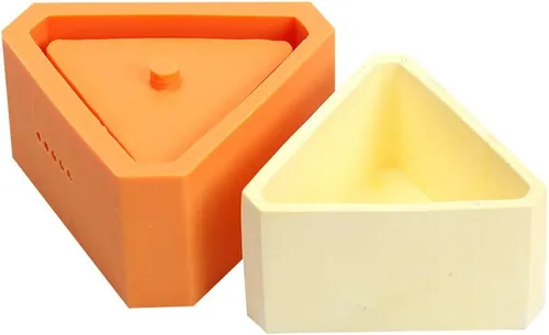 Vista 10 de NICOLE Molde de silicona para maceta, moldes de cemento para cenicero, moldes para plantas suculentas