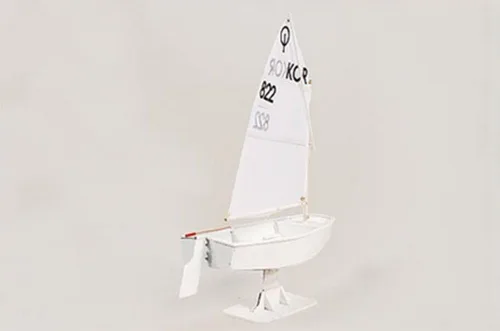Vista 9 de Kit de modelo de madera de escritorio Optimist Dinghy / YG021