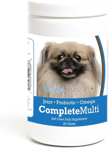 Vista 80 de Healthy Breeds Cavalier King Charles Spaniel - Multivitamínico todo en uno, completo con probióticos, glucosamina, condroitina y omegas, 60