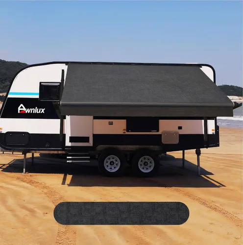 Vista 9 de Awnlux Toldo de repuesto de tela de vinilo impermeable para toldos, camping, tela de ajuste universal, protección solar UV, toldo para caravana