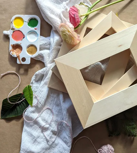 Vista 4 de Craig Frames Marco de fotos de madera sin acabar, 4 x 6 pulgadas, natural