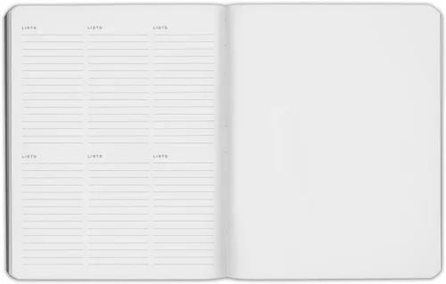 Vista 8 de Agenda familiar Gallery Leather 2024 - Acadia Malibu - 9 x 7 pulgadas