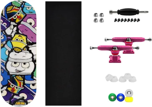 Vista 4 de Teak Tuning Diapasón completo - Edición collage de bujes de burbujas - Gráfico de transferencia de calor premium - Forma y tamaño profesionales