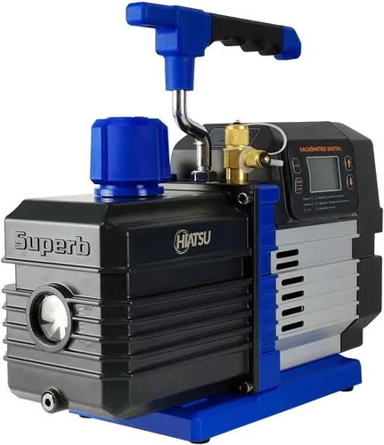 Vista 10 de Hiatsu Bomba de vacío de 4 CFM para sistema de aire acondicionado - Bomba de vacío HVAC - Bomba de vacío de aire acondicionado automotriz de 1/4 HP