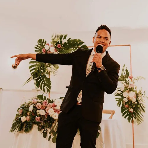 Vista 5 de DAZI - Corbata de algodón para hombre, diseño floral, ideal para bodas, novios, novios, misiones, bailes, regalos.