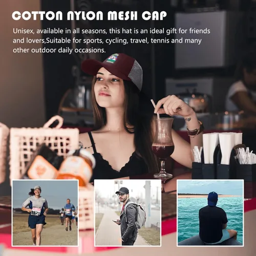 Vista 8 de Unicorn Squad Funny Hats for Men Unicorn Ball Hats for Men's Lids Caps Trendy Sun Visor Hat