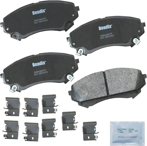 Vista 364 de Bendix Pastillas de freno delanteras de cerámica Priority1 CFC465AK2 para Acura EL 2005-1997, Honda Civic 2011-1996, Insight 2014-2010