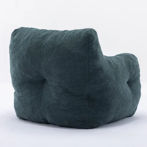 Vista 6 de kevinplus Puf - Silla de sofá individual con acento de espuma suave y esponjosa, silla de ocio de espuma de alta resistencia para sala de estar