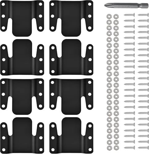 Vista 16 de Paquete de 2 tornillos conectores seccionales de sofá, conectores de sofá resistentes para seccionales, abrazaderas de sofá para hacer estancias