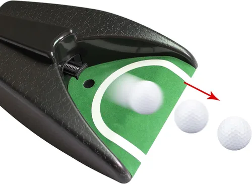 Vista 4 de Taza de golf automática con retorno de pelota - Ayuda portátil para entrenamiento interior/exterior