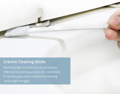 Vista 2 de Cepillo de limpieza de detalles desechable para espacios reducidos, juego de herramientas de limpieza de hendiduras de detalles, limpiador