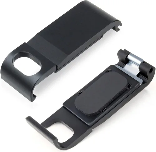 SOONSUN Cubierta de puerta lateral de aluminio para GoPro Hero 9 10 11 12 13 Negro USB Pass-Through Battery Door Cover para Go Pro HERO9 HERO10
