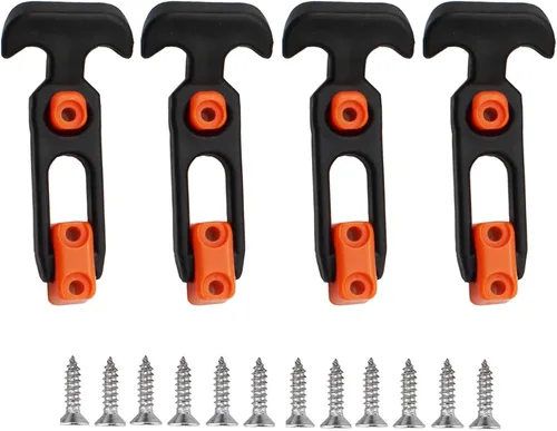 Pestillo flexible de goma con mango en T para caja de herramientas, refrigerador, carrito de golf o campana de máquina de ingeniería (4 unidades,