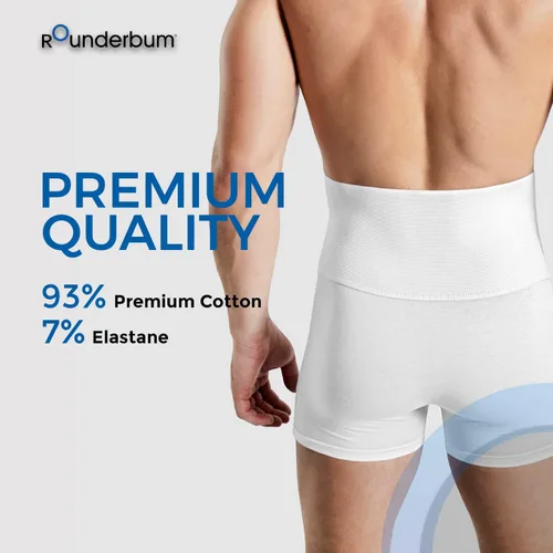 Vista 4 de Rounderbum Ropa interior para hombre Calzoncillos tipo bóxer para hombre Tecnología de compresión Calzoncillos tipo bóxer ajustados Ropa