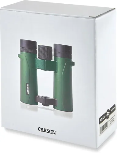 Vista 9 de Carson Prismáticos compactos impermeables de puente abierto de la serie RD de 0.315 x 1.024 in (RD-826), color verde