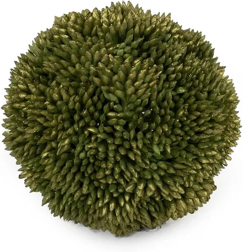 Vista 3 de Boston International Decoración topiaria de bola de bayas sintéticas, 4 pulgadas, verde té