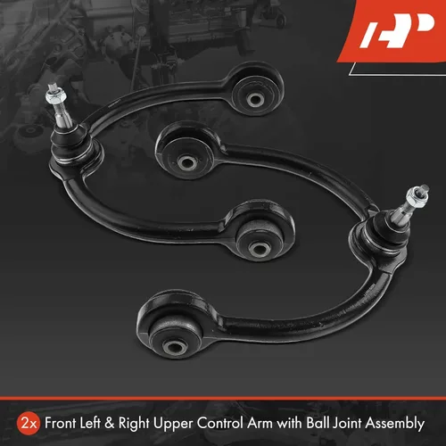 Vista 3 de A-Premium 2 brazos de control superiores delanteros con rótula y buje, compatibles con Jeep Grand Cherokee 2005-2010, Commander 2006-2010