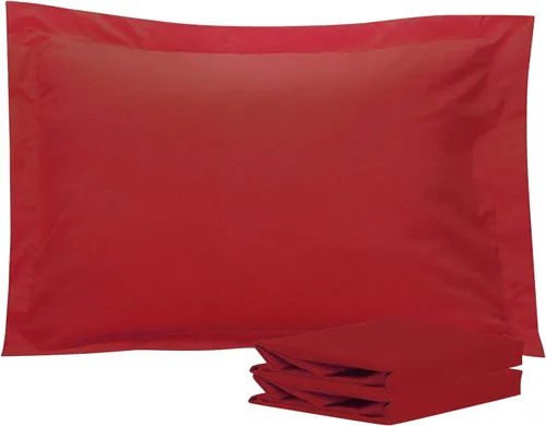 Vista 66 de NTBAY Fundas de almohada estándar, paquete de 2 fundas de almohada de microfibra cepillada de 20 x 26 pulgadas, súper suaves y acogedoras