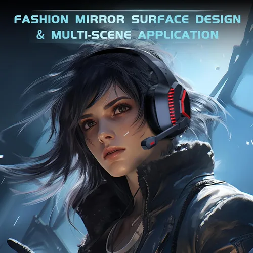 Vista 6 de Auriculares inalámbricos para juegos para PS5, PS4, Mac, Switch, PC, auriculares inalámbricos para juegos de 2.4 GHz, Bluetooth 5.2, micrófono