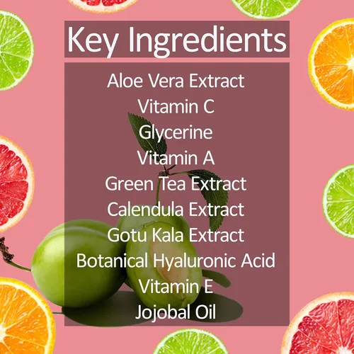 Vista 3 de dève herbes Suero facial de vitamina C a base de plantas con ácido hialurónico y vitamina A y E para cuidado personal, 1.0 fl oz (1 oz) con aceite