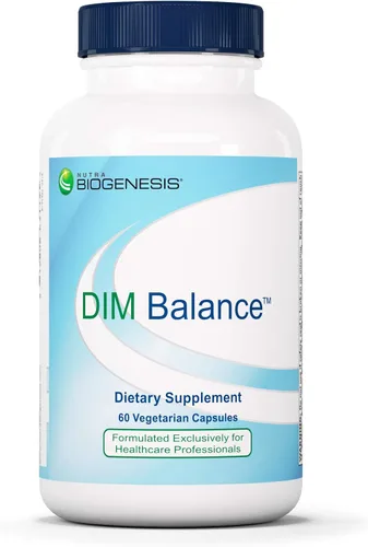 Nutra BioGenesis - DIM Balance - Suplemento DIM con diindolilmetano, glicina y fosfatidilcolina - 60 Cápsulas