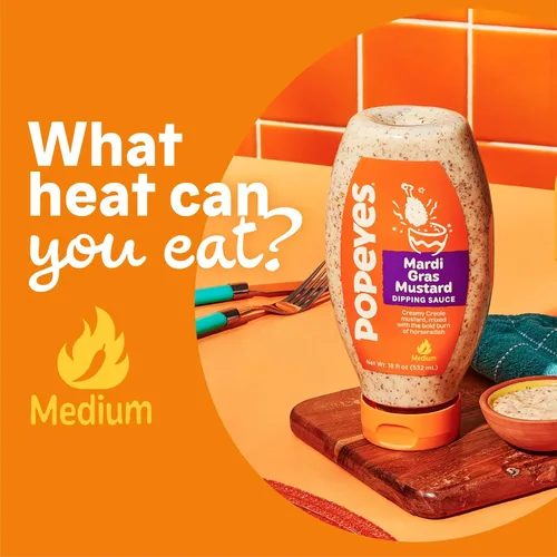 Vista 4 de Salsa para Sumergir de Mostaza Mardi Gras de Popeyes