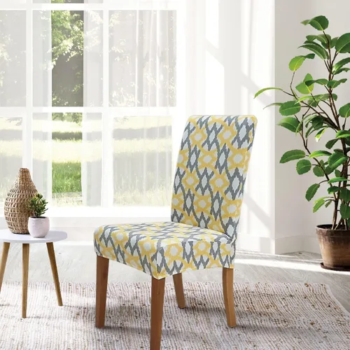 Vista 115 de SPRINGRICO Juego de 4 fundas para sillas de comedor, fundas elásticas para sillas de comedor, de elastano lavables, fundas para sillas Parsons