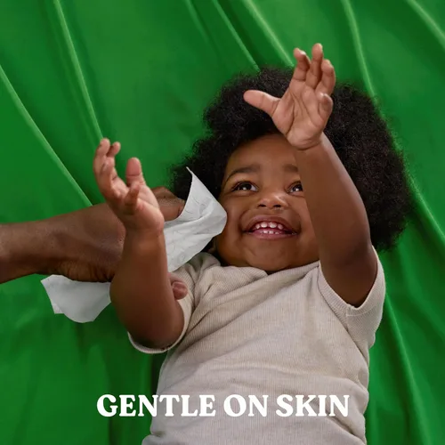 Vista 7 de Huggies Toallitas para bebé extra grandes, sin perfume, 1 paquete abatible, 42 toallitas XL en total, el embalaje puede variar