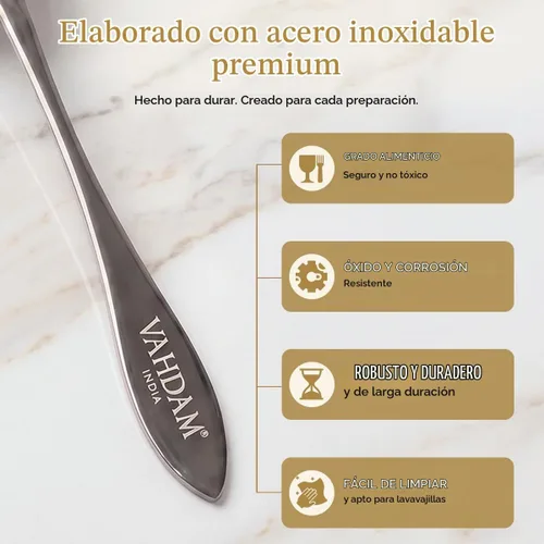 Vista 7 de Cuchara de medida perfecta para té de hojas sueltas Cuchara de té de acero inoxidable de calidad premium Cucharadas de medida perfectas
