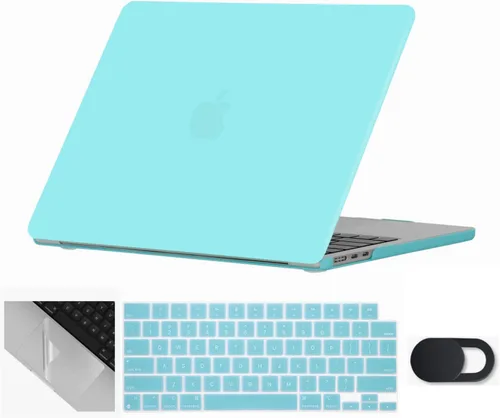 Vista 15 de Se7enline Funda compatible con MacBook Air de 15 pulgadas 2024 M4 M3 M2 para A2941/A3114/A3241, funda rígida mate para laptop, con funda protectora