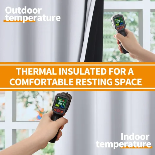 Vista 3 de YoungsTex Total Blackout Curtains, Thermal Insulated Grommet Top 100% Blackout Window Curtains for Bedroom with Black Backing, 2 Panels, 52 x 63