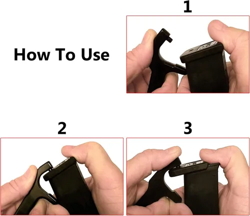 Vista 2 de Raiseek Herramienta de desmontaje de cargador para Glock Mag Clip universal con bolsa práctica