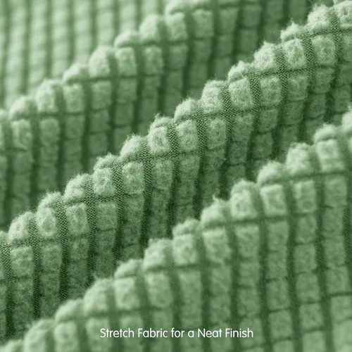 Vista 158 de CHUN YI Fundas para sofá de 7 piezas, lavables, fundas elásticas para sofá de 3 cojines con respaldo y fundas de cojín separados, protector