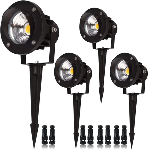 EAGLOD Focos LED de 20 W, luces de paisaje al aire libre, bajo voltaje, iluminación LED de paisaje, 12 V ~ 24 V CA/CC, focos de paisaje impermeables