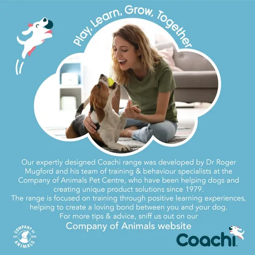Vista 7 de Coachi Fetch & Reward - Juguete interactivo de entrenamiento para perros y cachorros, entrenamiento de retiro de práctica, golosinas ocultas