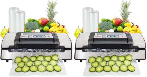 Vista 12 de Envasadora de alimentos al vacío Nesco VS-01 - De color blanco, Plateado