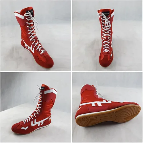 Vista 4 de Zapatos de lucha alta para hombres, mujeres y jóvenes